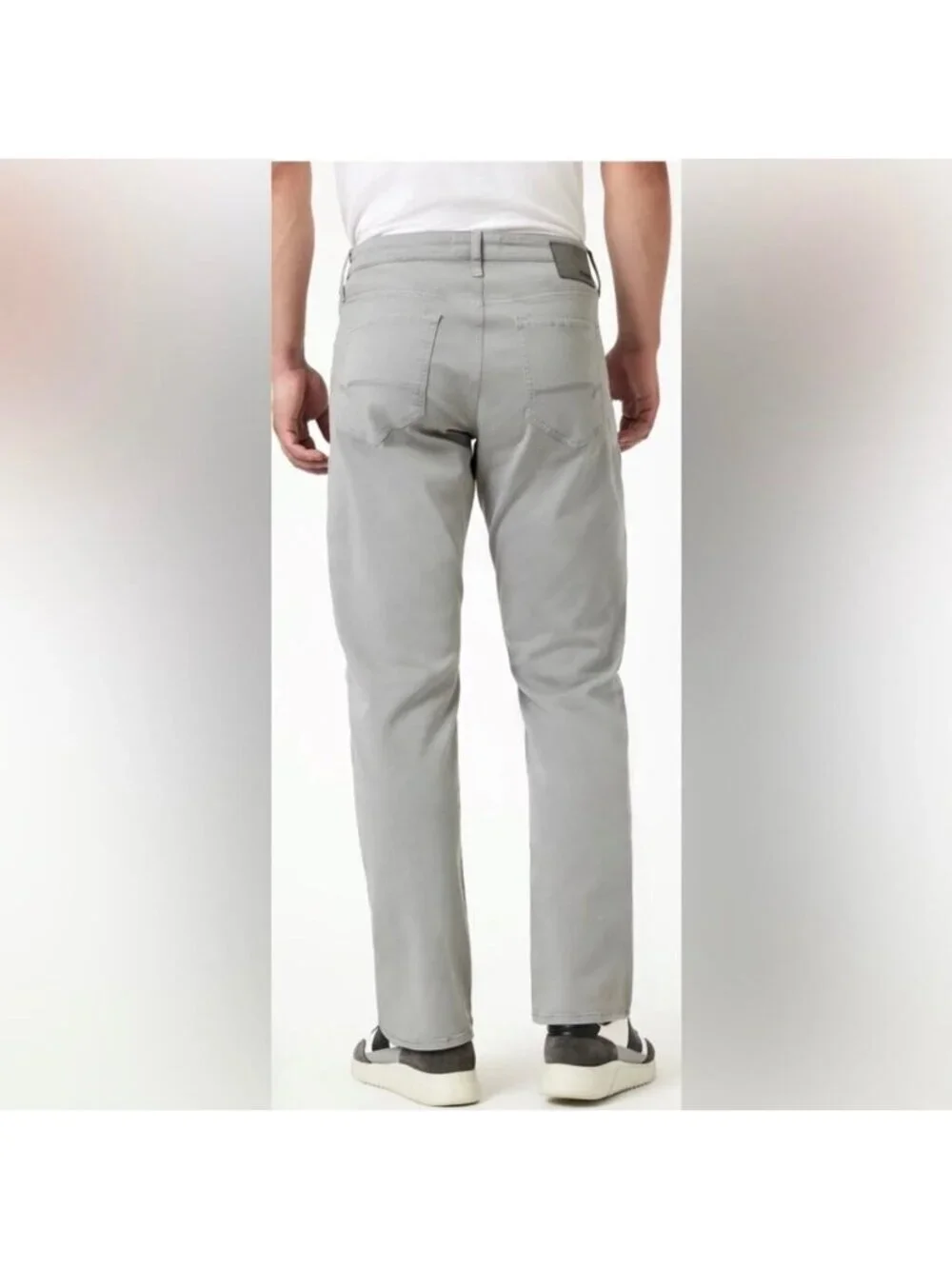 Mavi Matt Denim Jeans 34x30 Men Cotton Light Blue Casual Office Stretch Travel